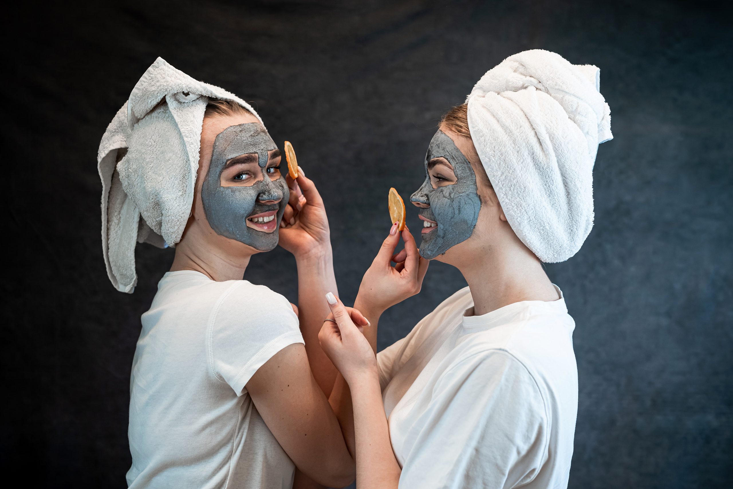 Radiant skin after using a face mask and following a skincare routine.