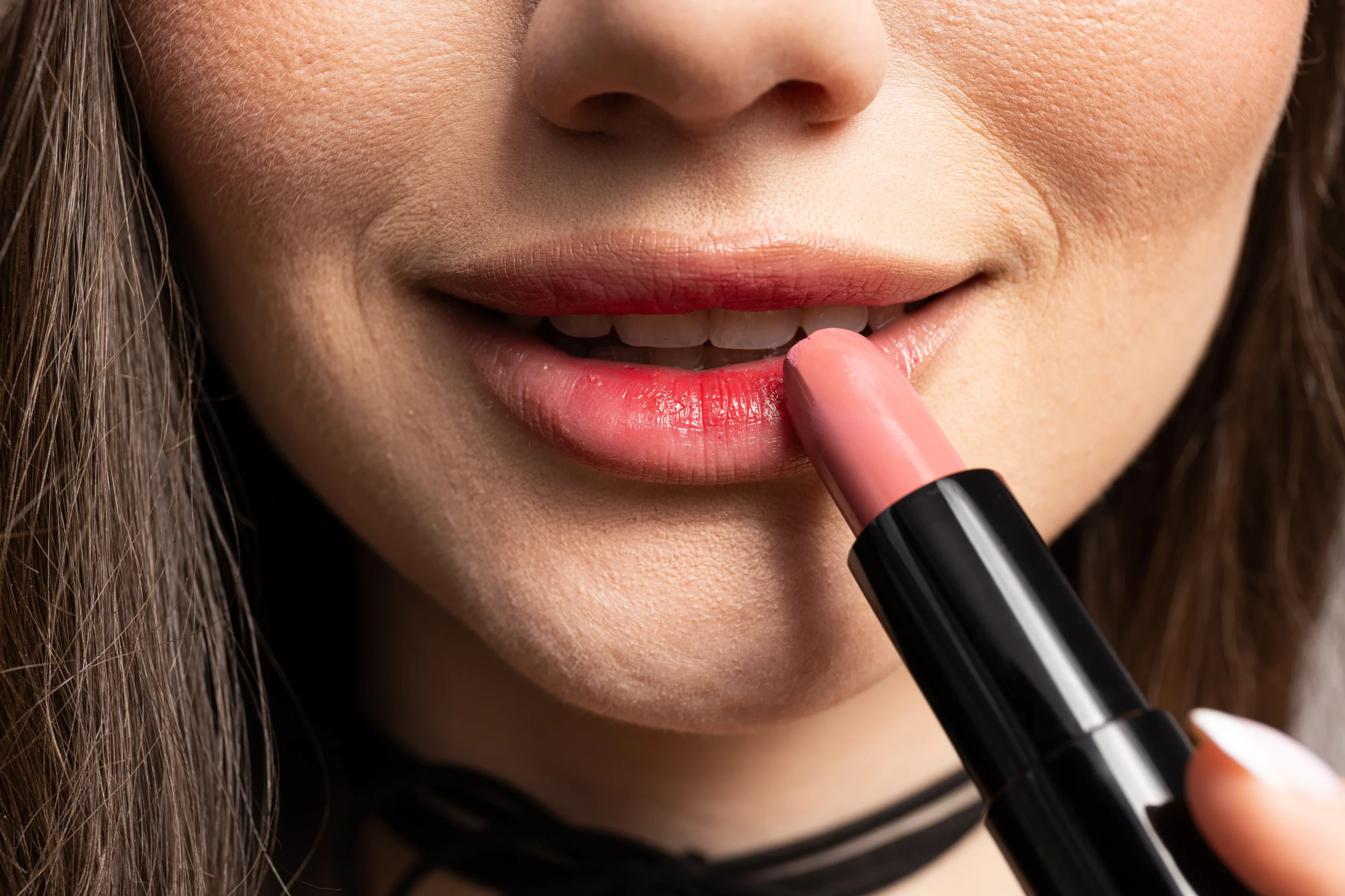 Collection of the best lipsticks for mature wrinkled lips in flattering shades.