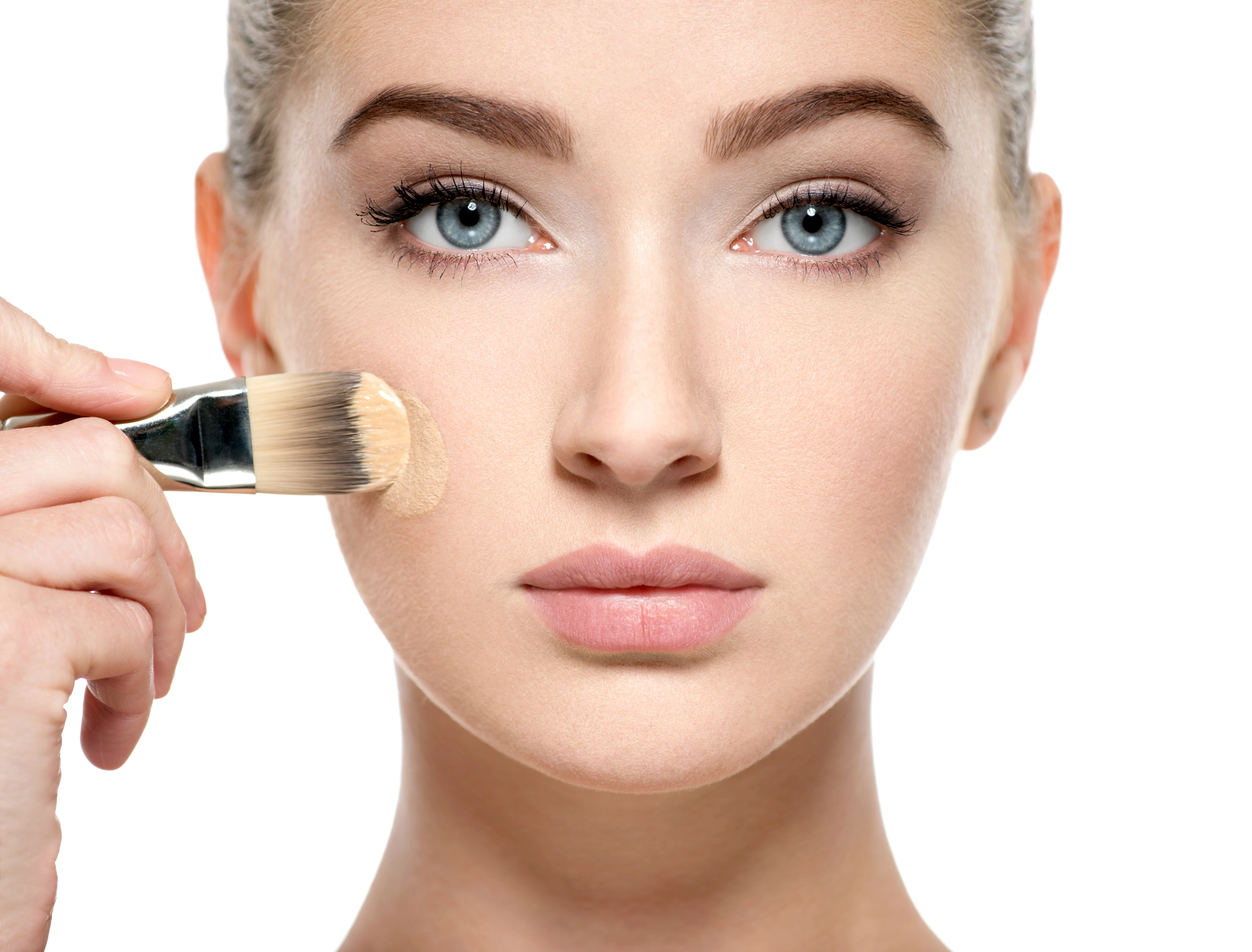 Flawless skin after using best makeup face primer.
