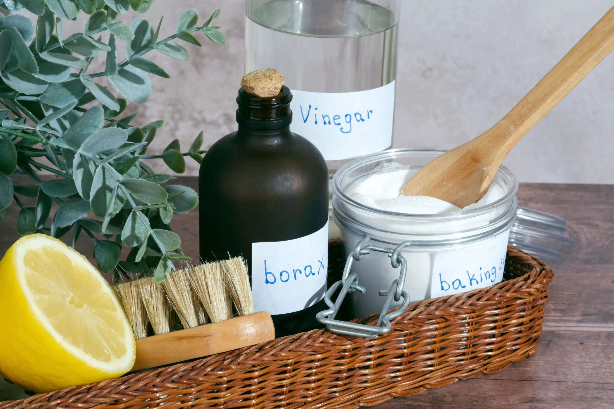 Natural bath salts in a glass jar