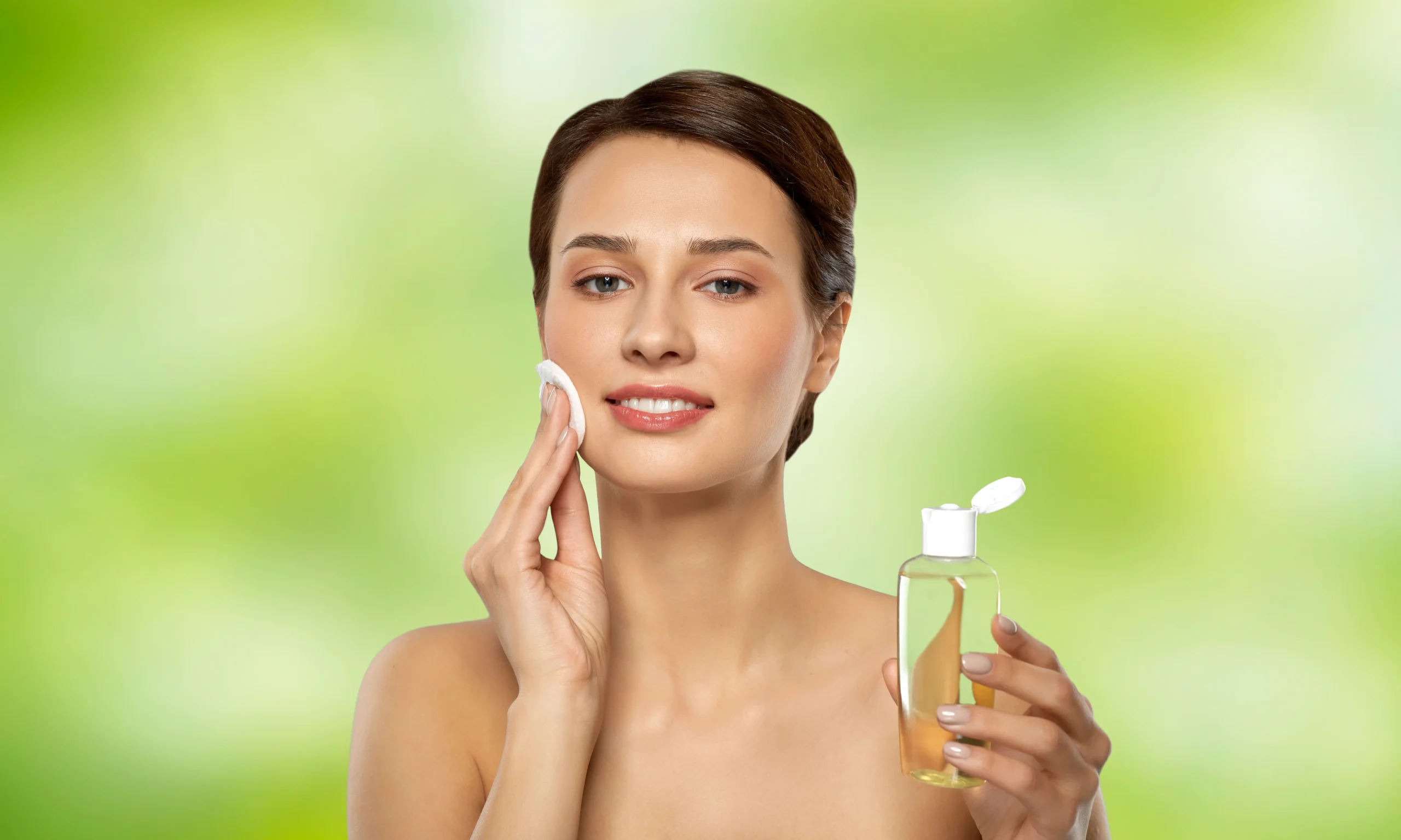 Applying oil-free gel moisturizer for best face care for oily skin to maintain hydration and reduce shine.