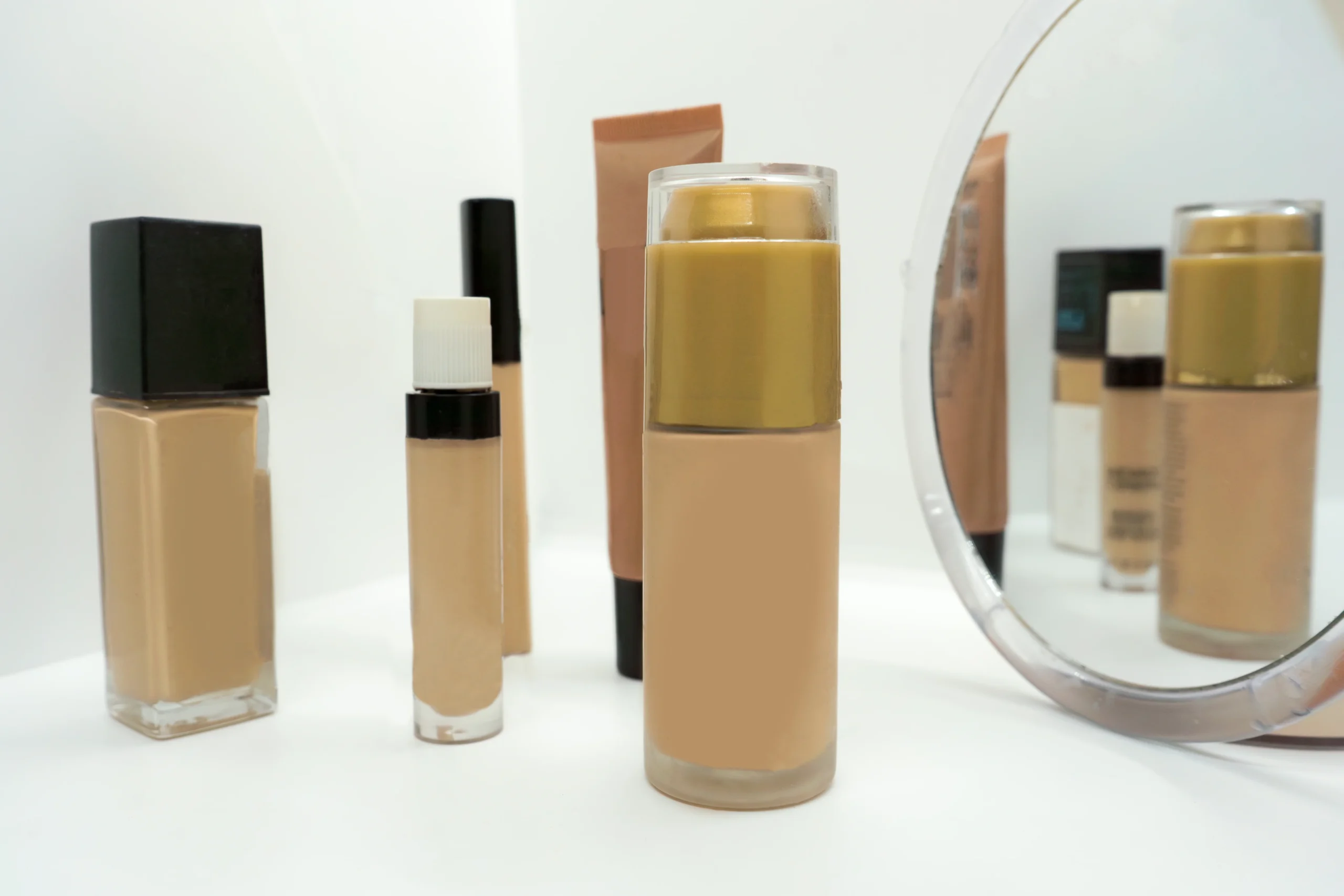 Matching foundation with color correctors for smooth, natural skin