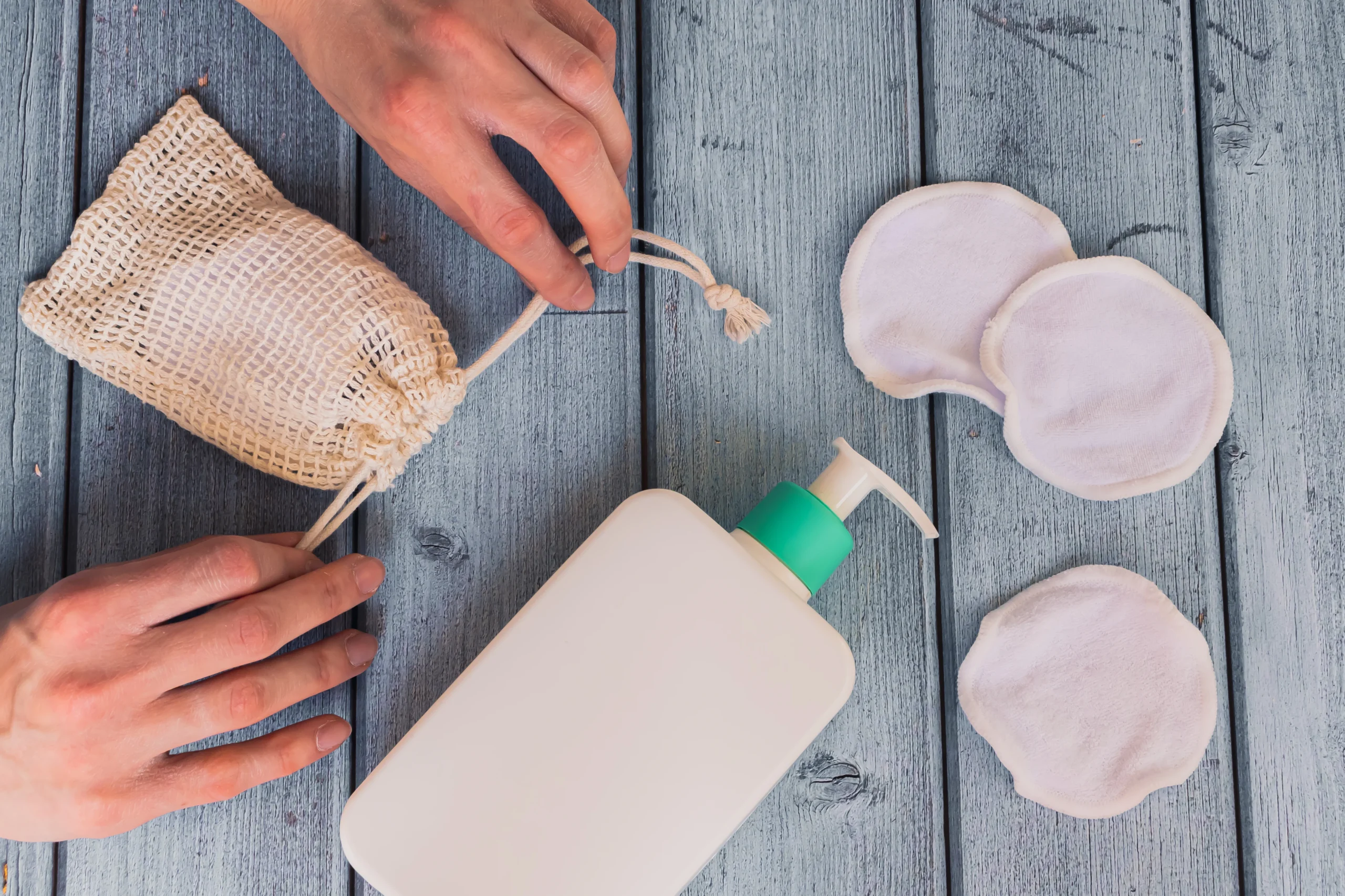 Woman using mild soap for feminine hygiene in shower for daily freshness