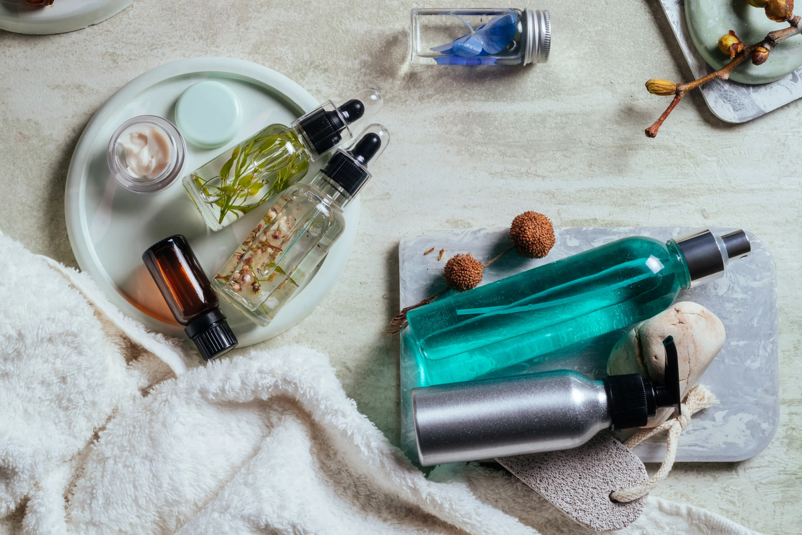 Resistance bands used for fitness training and body wellness.